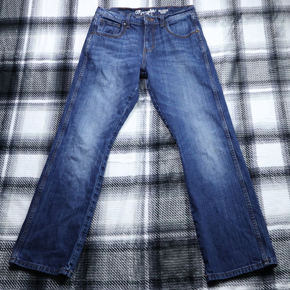 Wrangler Retro Relaxed Boot Jeans 29x32 WRT20JH Medium Wash Blue Denim Mens